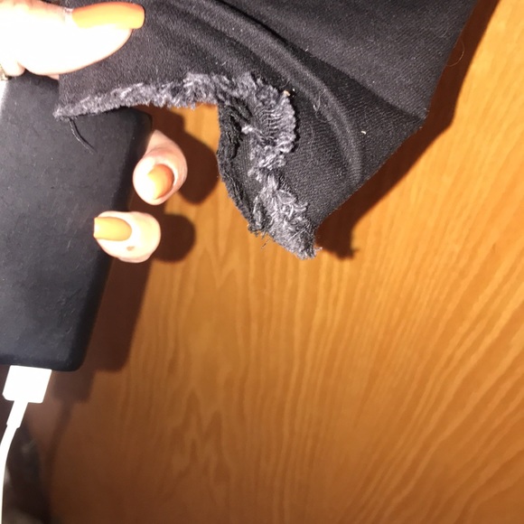 Wild fable Black high rise skinny jeans distressed pockets zipper size 10 - Picture 11 of 11